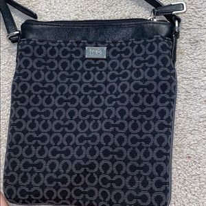 Black coach crossbody purse